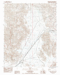 West of Soda Lake 1983 topographic map thumbnail
