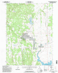 Whittemore Ridge 1993 topographic map thumbnail