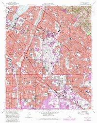 Whittier 1965 topographic map thumbnail