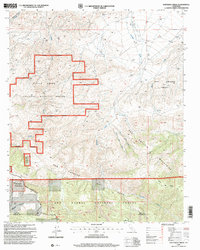 Santiago Creek 1995 topographic map thumbnail