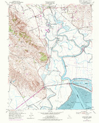 Sears Point 1951 topographic map thumbnail