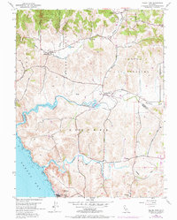Valley Ford 1954 topographic map thumbnail