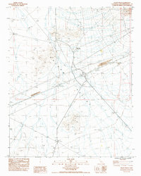 Valley Wells 1983 topographic map thumbnail