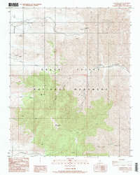 Wildrose Peak 1988 topographic map thumbnail