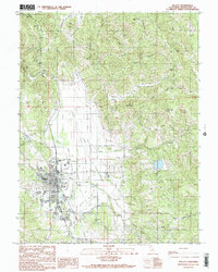 Willits 1991 topographic map thumbnail