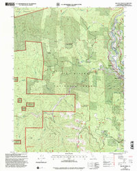 Willow Creek 1997 topographic map thumbnail