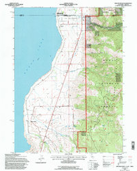 Willow Ranch 1993 topographic map thumbnail
