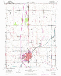 Willows 1951 topographic map preview