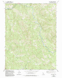 Willis Ridge 1966 topographic map thumbnail