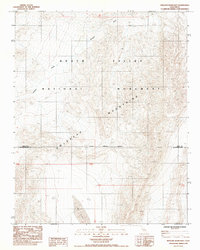 Wingate Wash East 1985 topographic map thumbnail