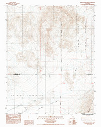 Wingate Wash West 1985 topographic map thumbnail