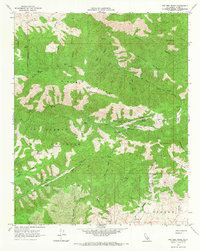 Winters Ridge 1966 topographic map thumbnail