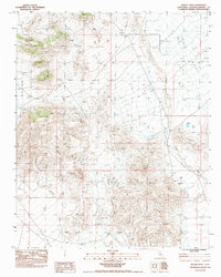 Woods Mtn 1983 topographic map thumbnail