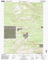 Finley Butte 1995 topographic map thumbnail
