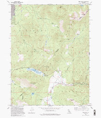 Freel Peak 1992 topographic map thumbnail