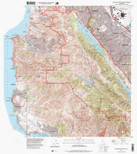 Montara Mountain 1997 topographic map thumbnail
