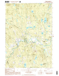 Henniker 1995 topographic map thumbnail