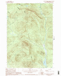 Little Kennebago Lake 1990 topographic map thumbnail