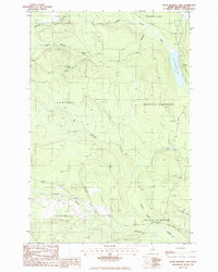 Little Machias Lake 1986 topographic map thumbnail