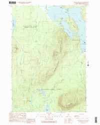 Lobster Mountain 1989 topographic map thumbnail