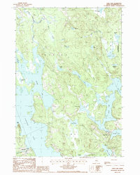 Long Lake 1987 topographic map thumbnail