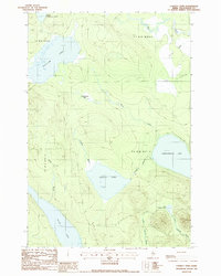 Longley Pond 1988 topographic map thumbnail