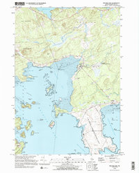 Machias Bay 1993 topographic map thumbnail