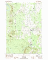 Mapleton 1984 topographic map thumbnail