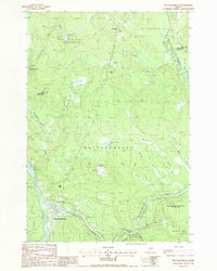 Mattawamkeag 1988 topographic map thumbnail
