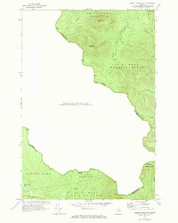Merrill Mountain 1970 topographic map thumbnail