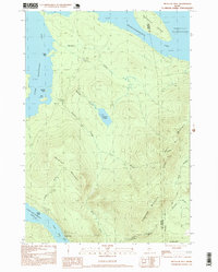 Metallak Mtn topographic map thumbnail