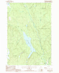 Molunkus Lake 1988 topographic map thumbnail