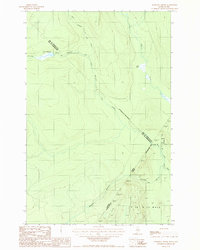Morrison Brook 1987 topographic map thumbnail