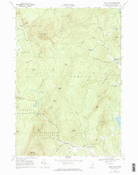 Mount Blue 1968 topographic map thumbnail