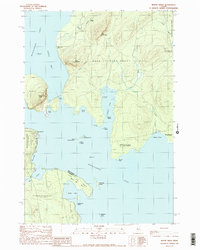 Mount Kineo 1989 topographic map thumbnail