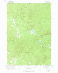 Mount Zircon 1967 topographic map thumbnail