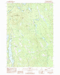 Mousam Lake 1983 topographic map preview