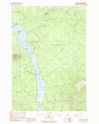 Moxie Pond 1988 topographic map thumbnail