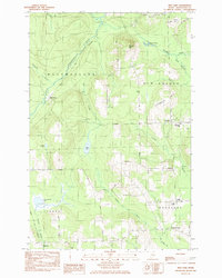 Mud Lake 1985 topographic map thumbnail