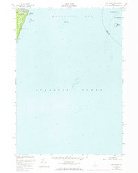New Harbor 1973 topographic map thumbnail