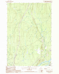 Nine Meadow Ridge 1988 topographic map thumbnail