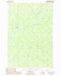 Ninemile Bridge 1986 topographic map thumbnail