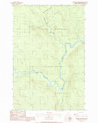 Ninemile Deadwater 1986 topographic map thumbnail