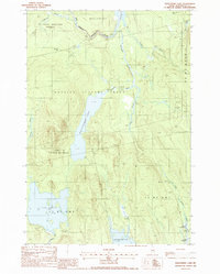 Nollesemic Lake 1988 topographic map thumbnail