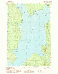 North East Carry 1989 topographic map thumbnail