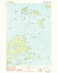 North Haven East 1982 topographic map thumbnail