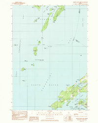 North Haven West 1983 topographic map thumbnail