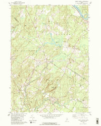 North Pownal 1979 topographic map thumbnail