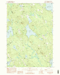 North Sebago 1983 topographic map thumbnail