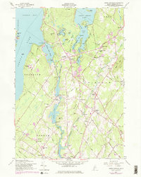 North Windham 1957 topographic map thumbnail